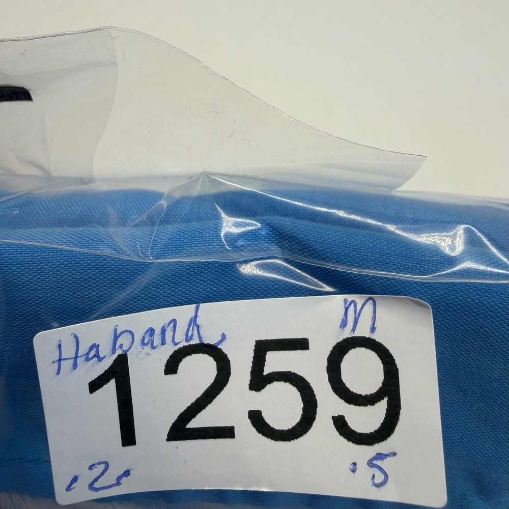 The Genuine Haband Guayabera Blue Mens Medium Cuban Shirt short sleeve Button Up - Picture 10 of 10